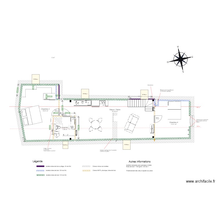 Combles definitif. Plan de 0 pièce et 0 m2