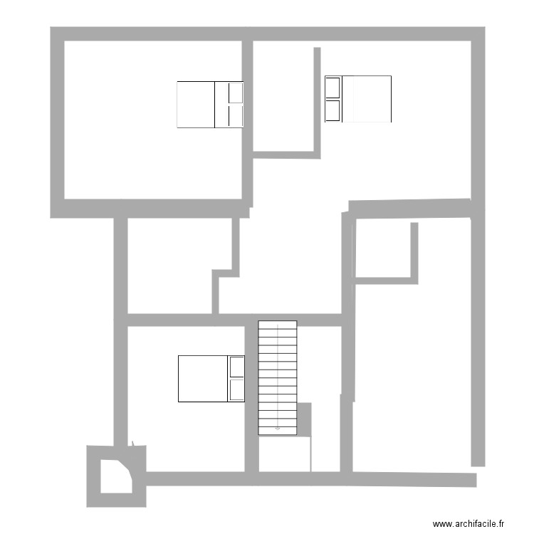 étage 1. Plan de 0 pièce et 0 m2