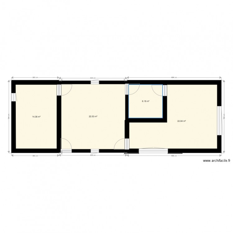 lala. Plan de 0 pièce et 0 m2