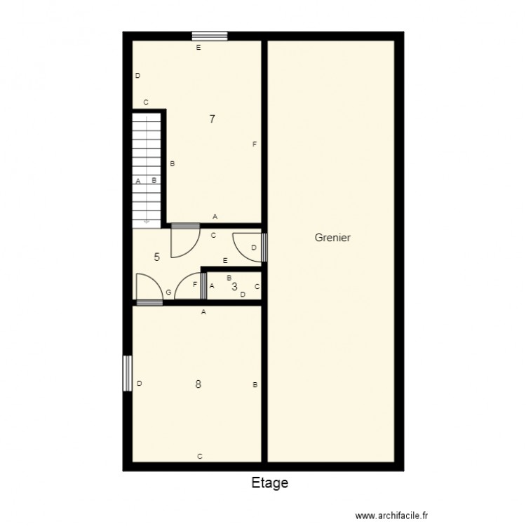 174357 HUGUIN. Plan de 0 pièce et 0 m2