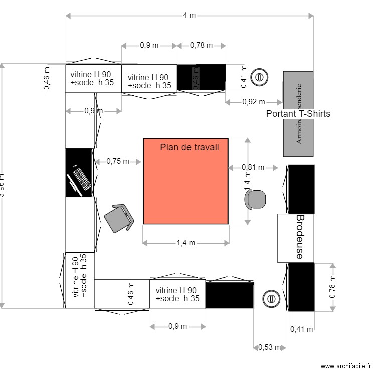 magasin ephémère 4. Plan de 0 pièce et 0 m2