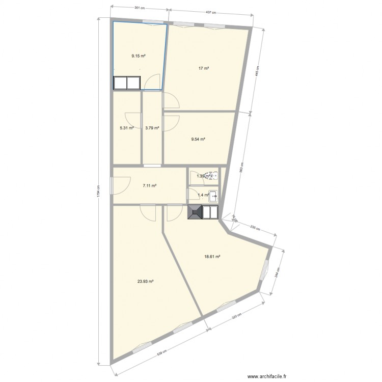 Chateau 8 a 10 prochimac. Plan de 0 pièce et 0 m2