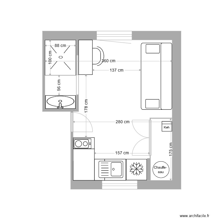 Chasseurs projet 2. Plan de 0 pièce et 0 m2