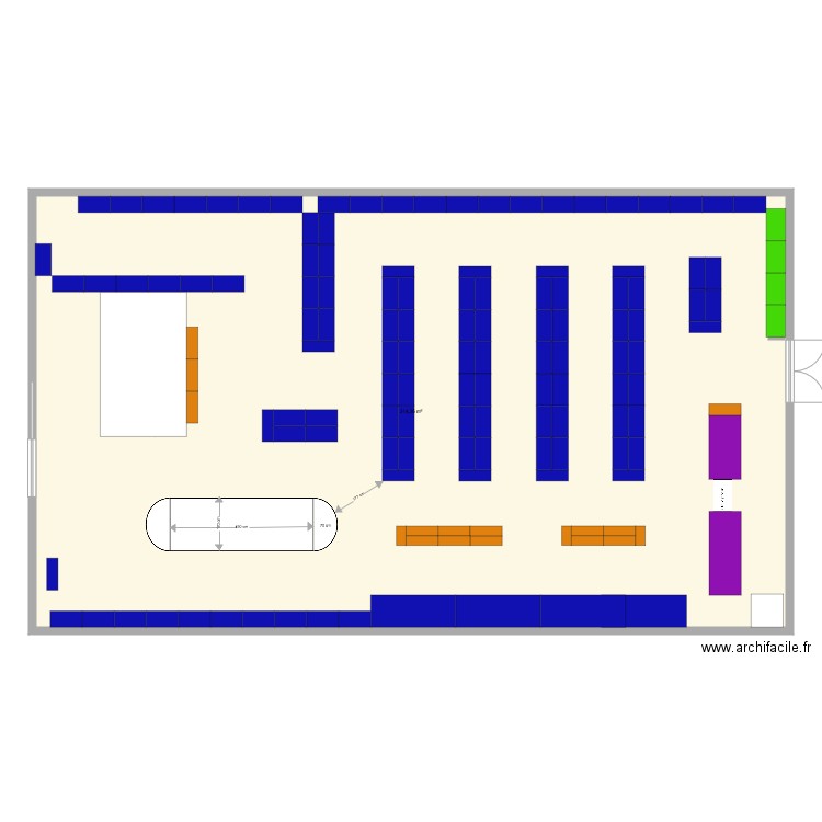 soissons V7. Plan de 1 pièce et 314 m2