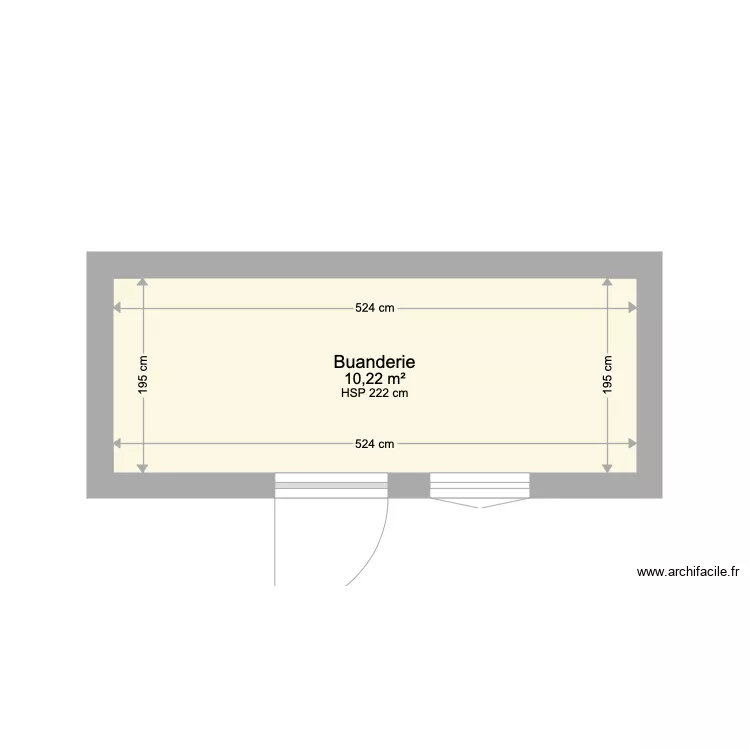 Buanderie. Plan de Buanderie. Plan de