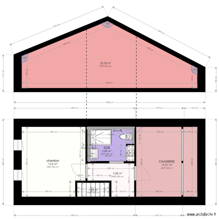 BERNARD ETAGE 2. Plan de 0 pièce et 0 m2