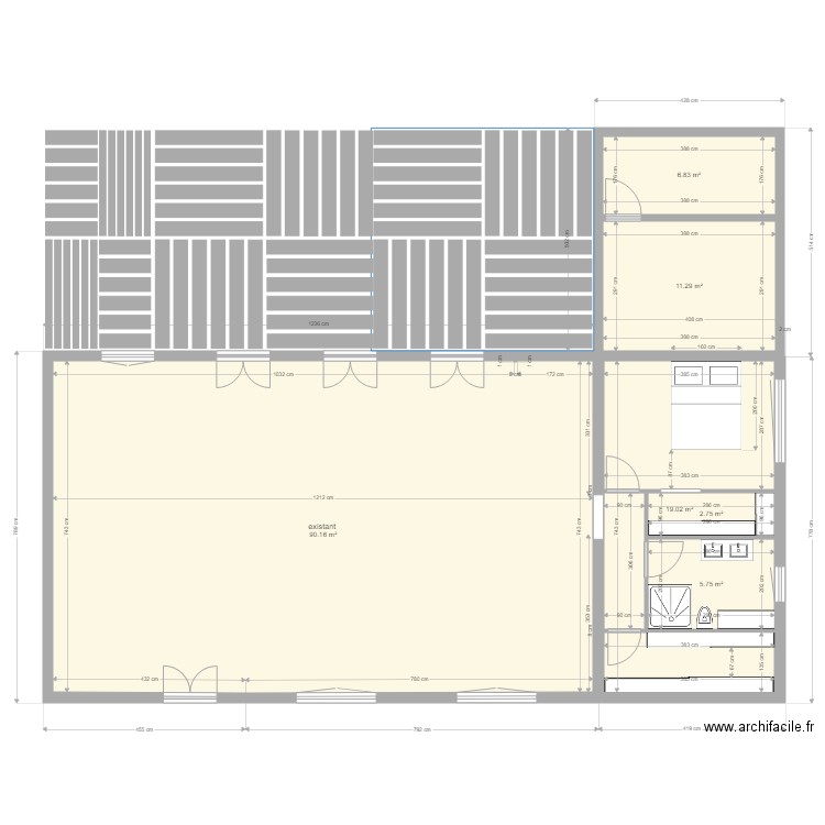 fresnes base 21102021. Plan de 6 pièces et 136 m2