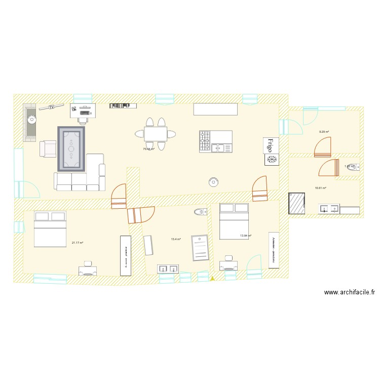 Tarin. Plan de 0 pièce et 0 m2