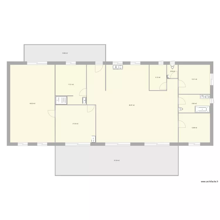 Diane 219 36 Vide. Plan de 