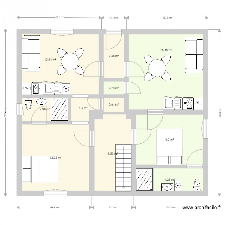 Projet Hugo 7. Plan de 0 pièce et 0 m2