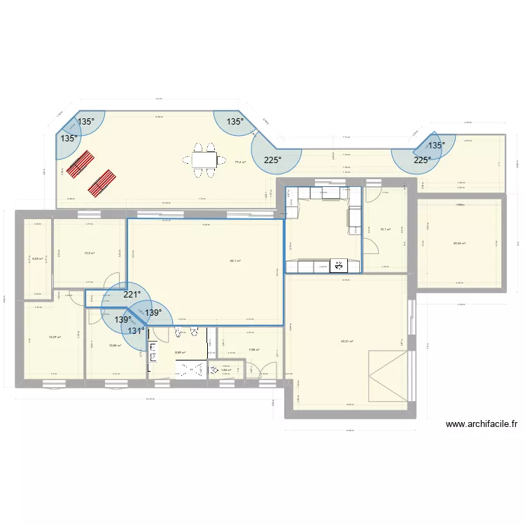 Plan Rez de Chauss&eacute;e Copie 2. Plan de 