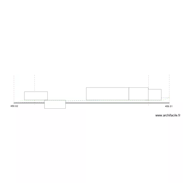 facade est marie. Plan de 