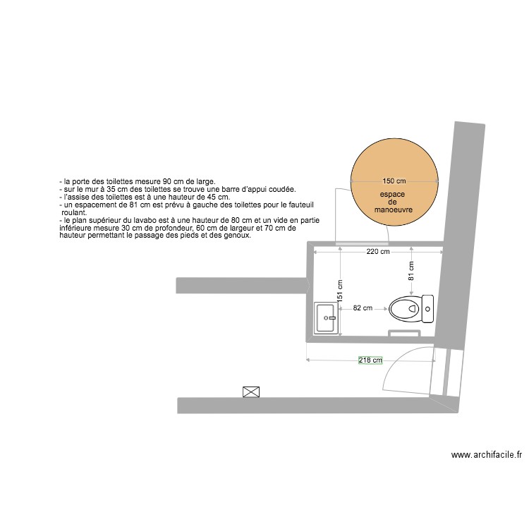 La Laverie WC (notice 8b). Plan de 0 pièce et 0 m2