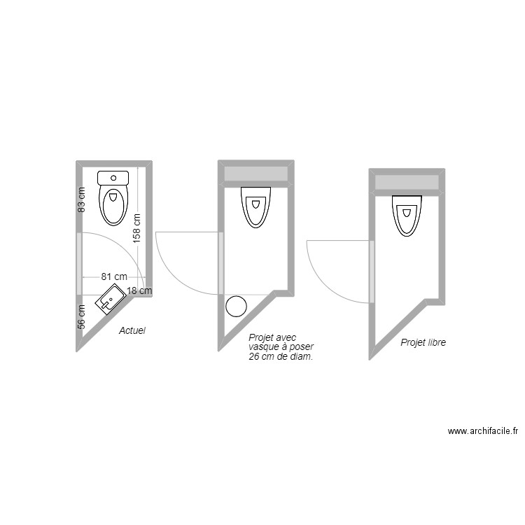 Lardeux. Plan de 5 pièces et 4 m2