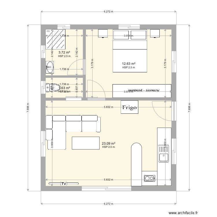 PROJET CHALET MICH shéma Électrique . Plan de 0 pièce et 0 m2