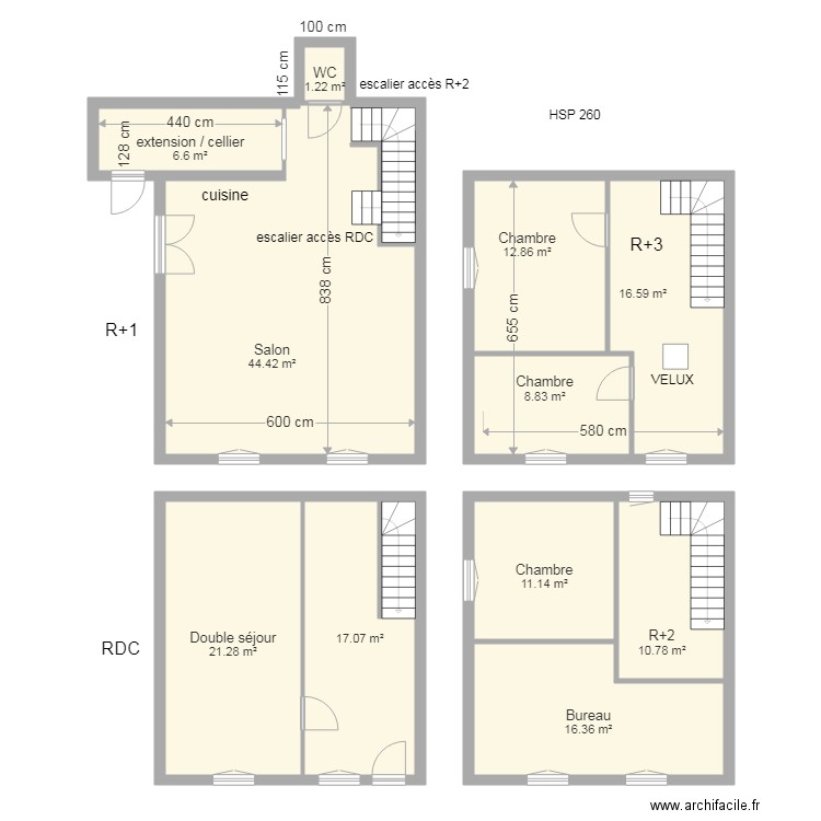 VOARICK. Plan de 0 pièce et 0 m2