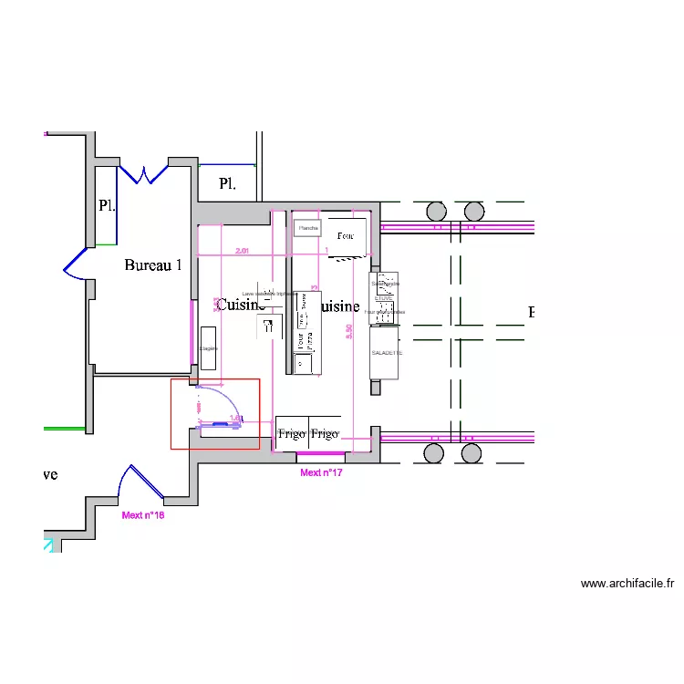 Tennis Country Club. Plan de 