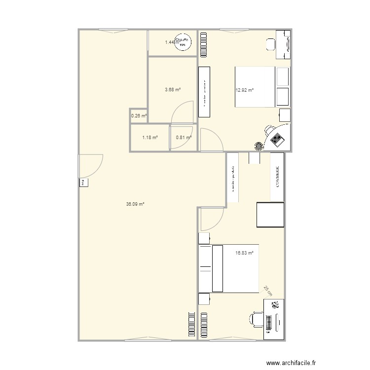 PLAN LYON 8 VIERGE. Plan de 0 pièce et 0 m2