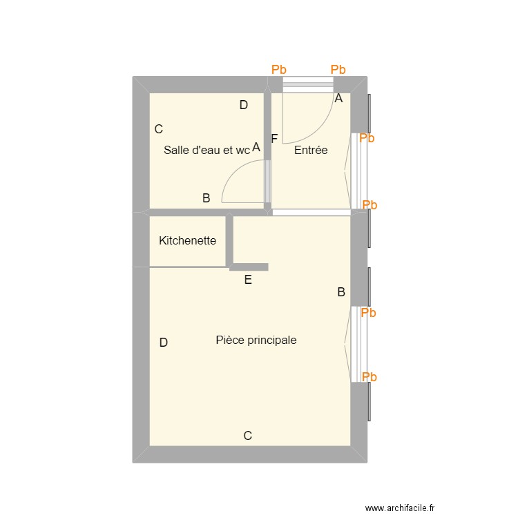 Croquis PLOUZIN studio. Plan de 0 pièce et 0 m2
