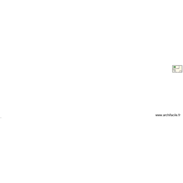 Porcheville Sous sol. Plan de 