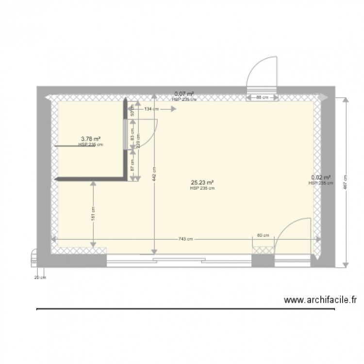 plan cuisine et salle de bain carrelage. Plan de 0 pièce et 0 m2