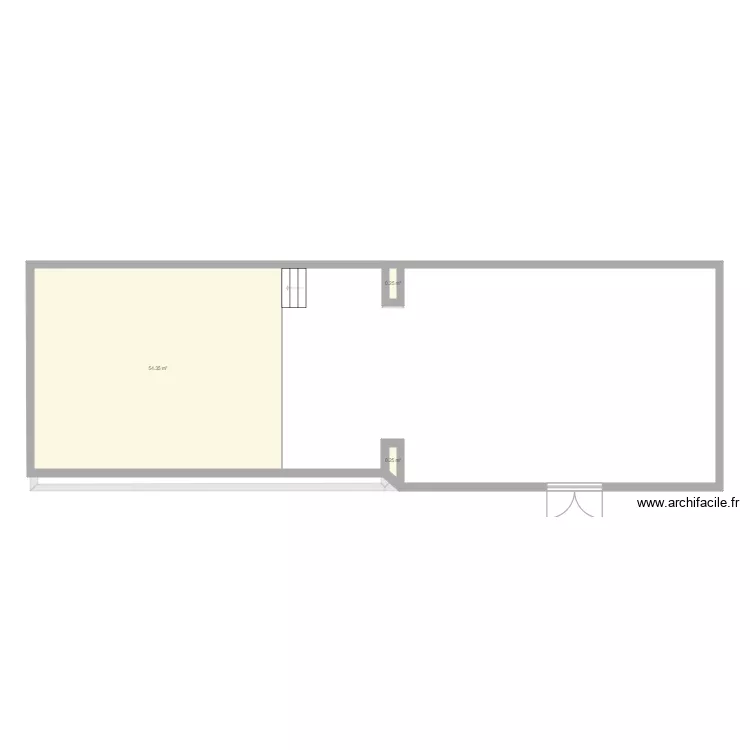 Chateau de Grotteaux. Plan de 