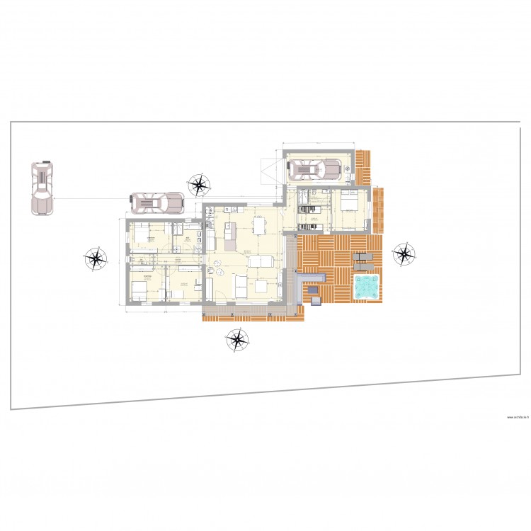 projet SoSeb definitif chambre agrandie. Plan de 0 pièce et 0 m2