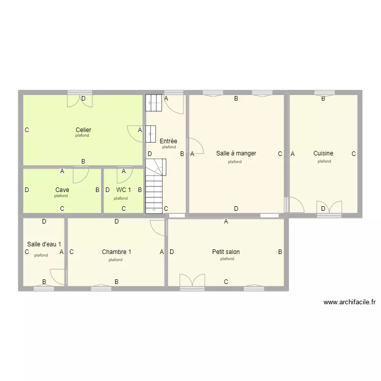 beguin rdc. Plan de beguin rdc. Plan de