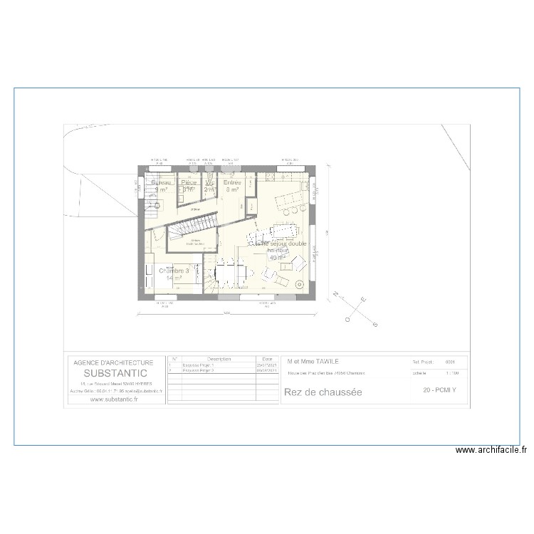 Chamonix Songenaz RDC N2. Plan de 0 pièce et 0 m2