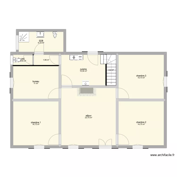 tarraube lue. Plan de 