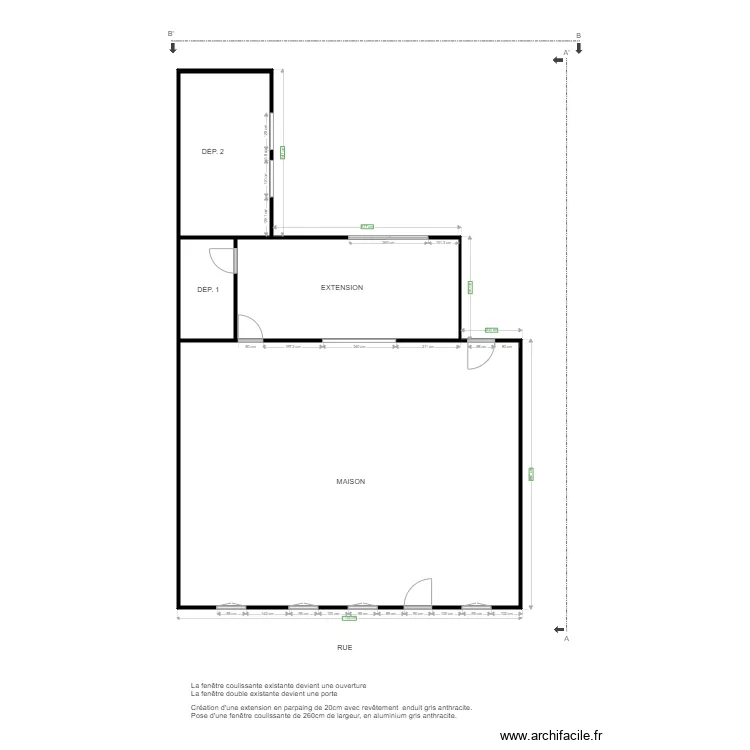 plan extension2. Plan de 