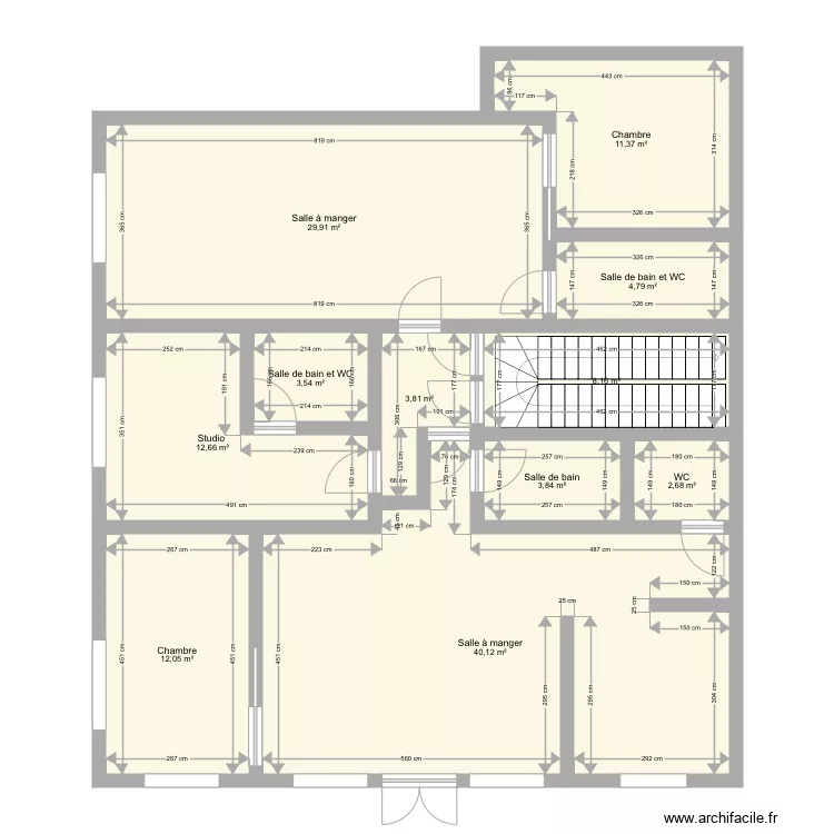 R1 surface modif 2. Plan de 