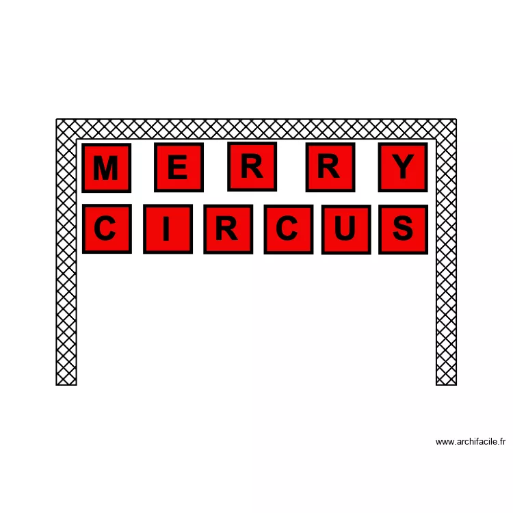 arche lettres. Plan de 