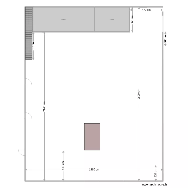ENTREPOT bat 1 - vierge. Plan de ENTREPOT bat 1 - vierge. Plan de