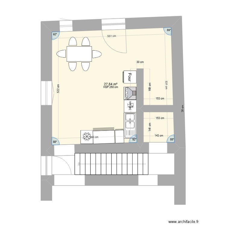 cuisine. Plan de 0 pièce et 0 m2