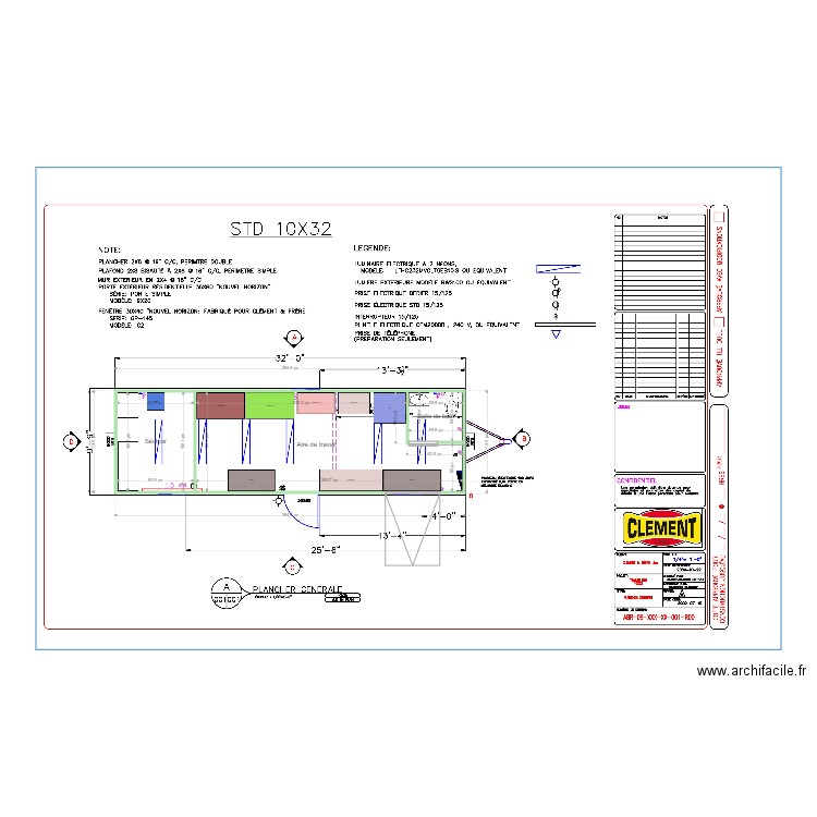 10x32 par Steph. Plan de 0 pièce et 0 m2