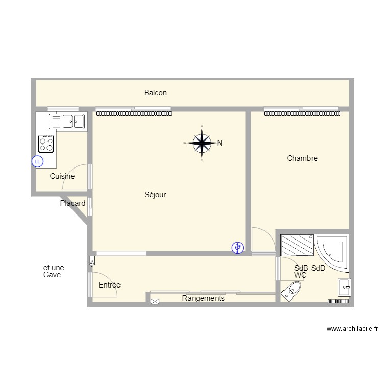 18 Sèvres. Plan de 0 pièce et 0 m2