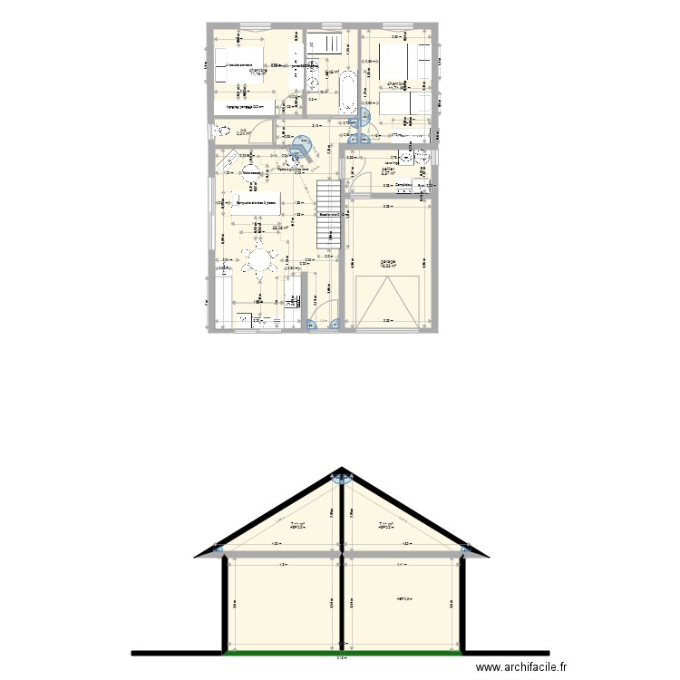 maison dordogne 2. Plan de 0 pièce et 0 m2