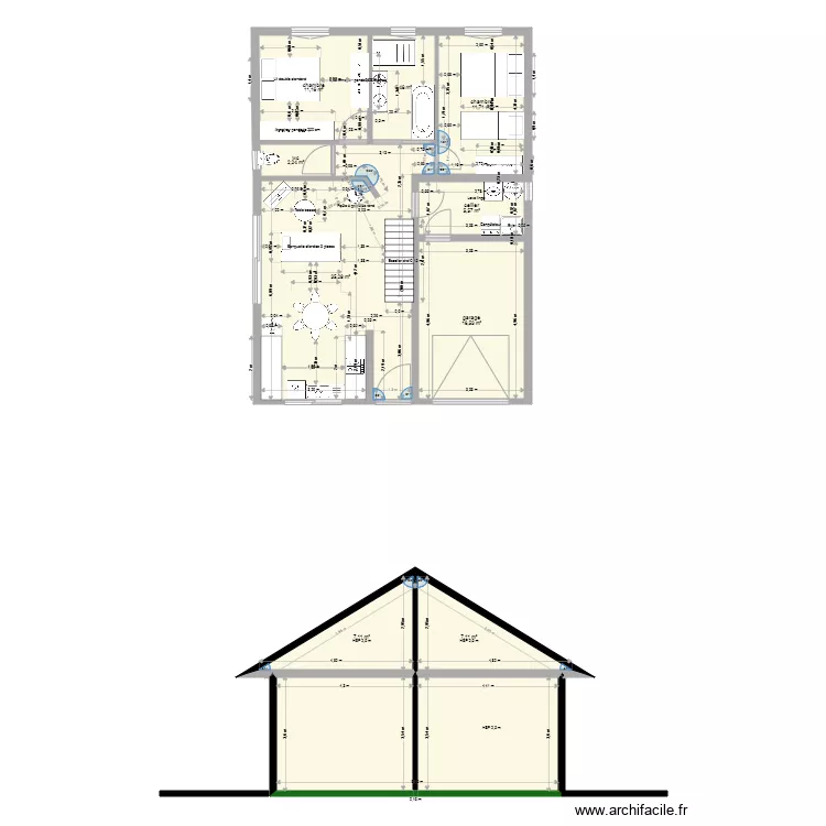 maison dordogne 2. Plan de 