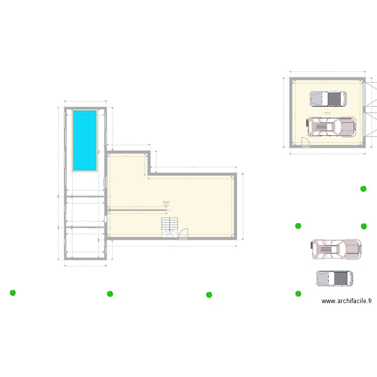Extension Maison 2. Plan de 0 pièce et 0 m2