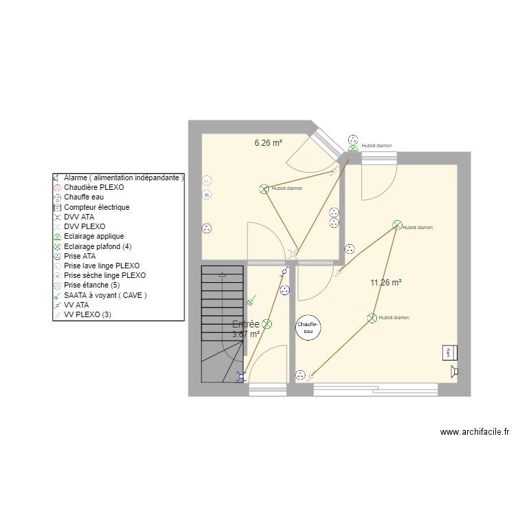 plancke. Plan de 0 pièce et 0 m2