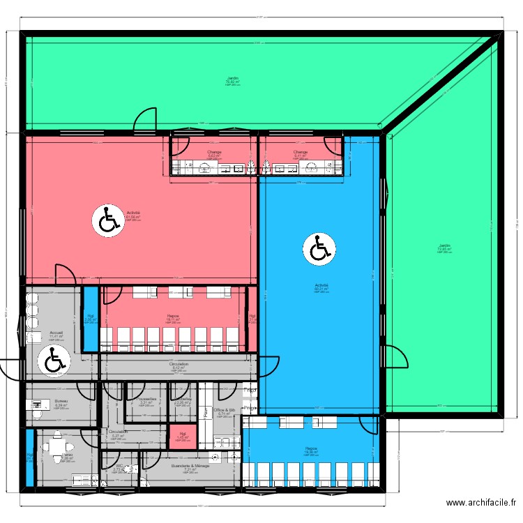 B91U2AC projet. Plan de 0 pièce et 0 m2