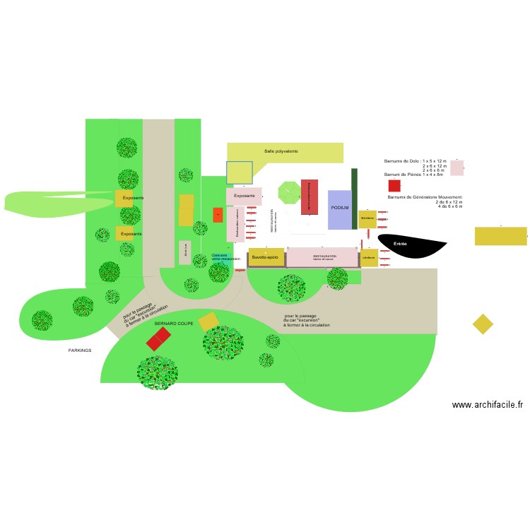 DOLO IMPLANTATION 2019. Plan de 0 pièce et 0 m2