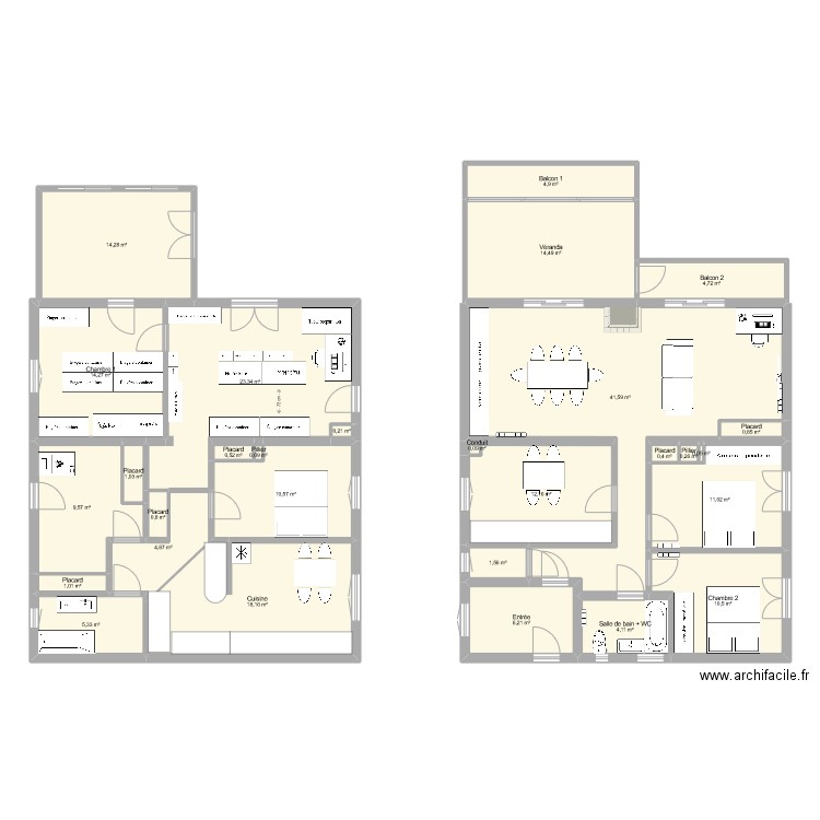 Carcès sans travaux V4 MAX. Plan de 29 pièces et 217 m2