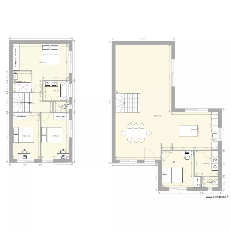 nouveau RDC modif v5 escalier. Plan de 