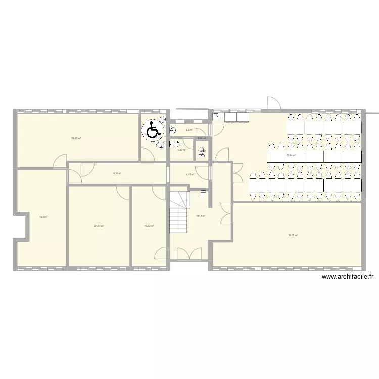 RDC Guillemin modifié. Plan de RDC Guillemin modifié. Plan de