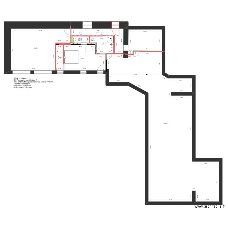 MINIHY  MOD 11 07 . Plan de 7 pièces et 243 m2