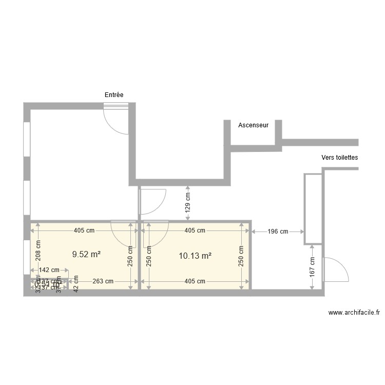 EDAP RDC 16 avril 2018 avec placard 1. Plan de 0 pièce et 0 m2