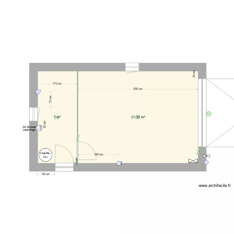 Cellier et Garage vf. Plan de 