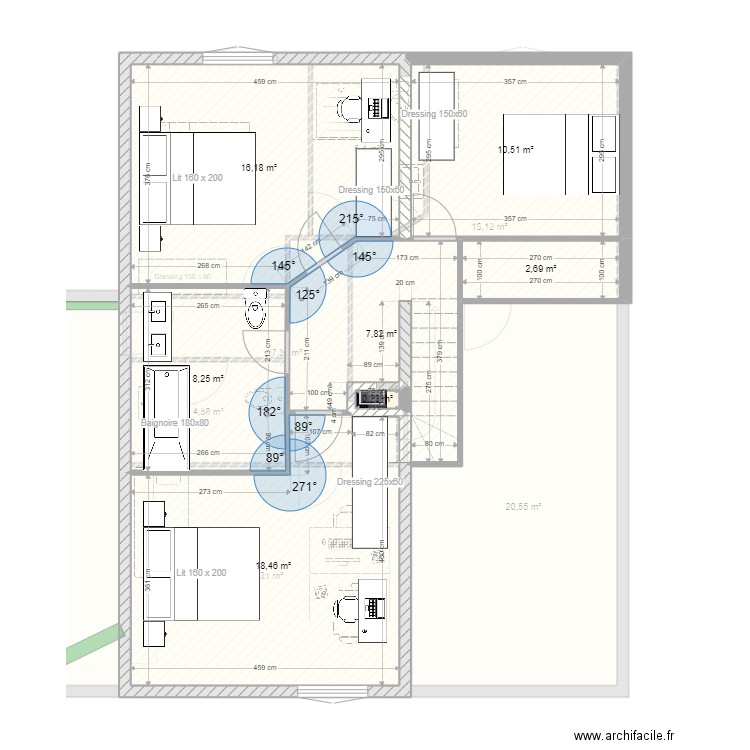 Bas Jarret Vougy 31. Plan de 15 pièces et 266 m2